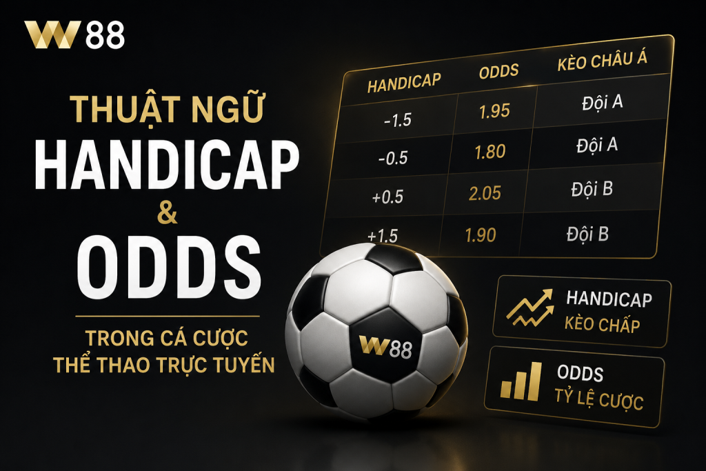 Thuật ngữ Handicap và Odds trong cá cược thể thao trực tuyến